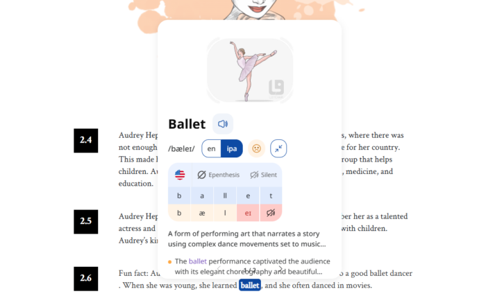 langeek advanced pronunciation guide